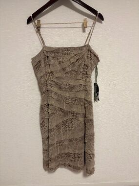 Nine West Ruffled sleeveless Dress